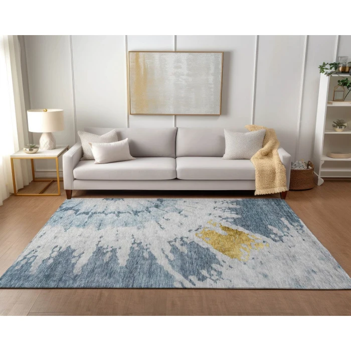 Chantille ACN614 Blue 8' x 10' Rug