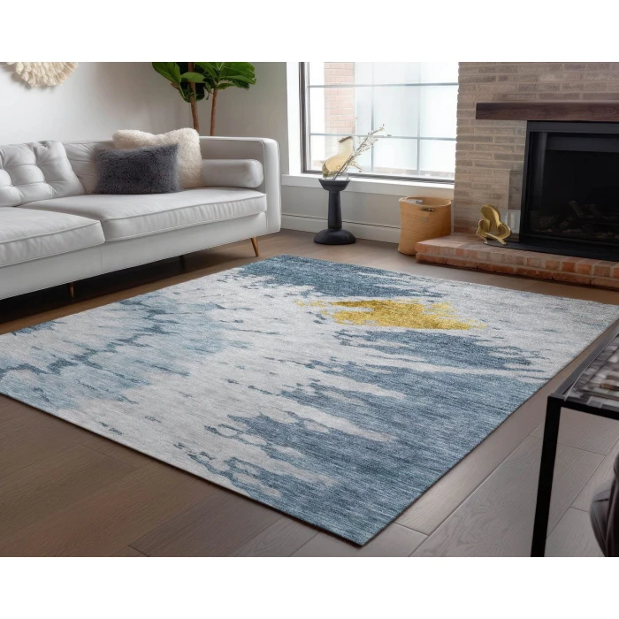 Chantille ACN614 Blue 8' x 10' Rug