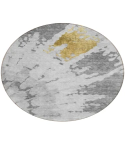 Addison Chantille ACN614 Gray 8 ft. x 8 ft. Round Rug
