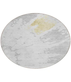 Addison Chantille ACN614 Silver 8 ft. x 8 ft. Round Rug