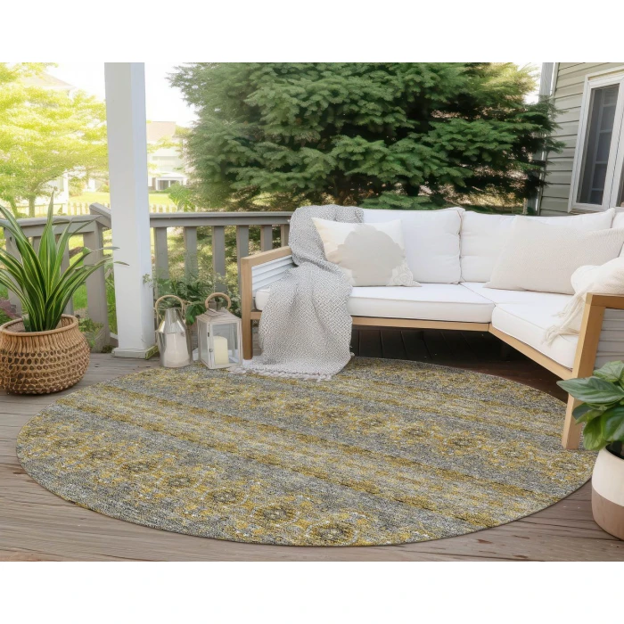 Chantille ACN615 Gold 8' x 8' Rug
