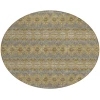 Addison Chantille ACN615 Gold 8 ft. x 8 ft. Round Rug