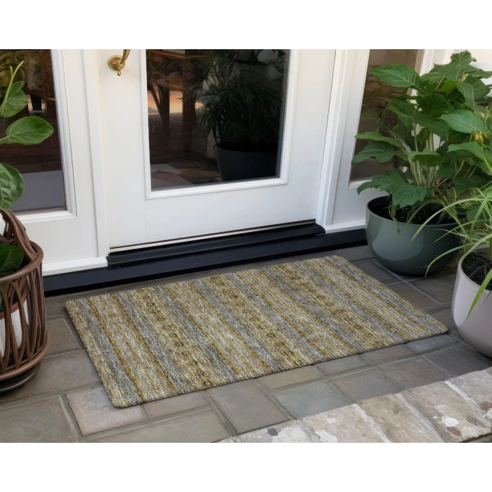 Chantille ACN615 Gold 1'8" x 2'6" Rug
