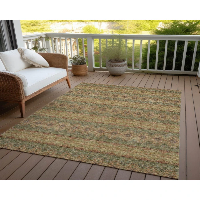 Chantille ACN615 Green 2'6" x 3'10" Rug
