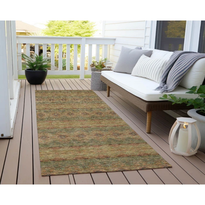 Chantille ACN615 Green 2'3" x 7'6" Rug