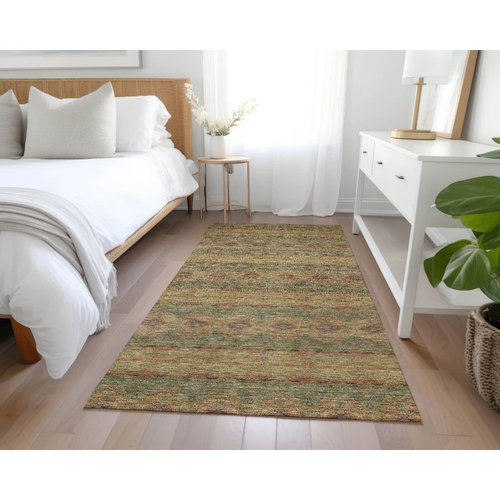 Chantille ACN615 Green 2'3" x 7'6" Rug