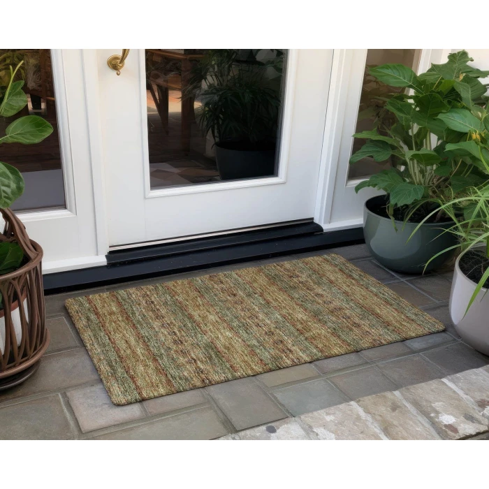 Chantille ACN615 Green 1'8" x 2'6" Rug