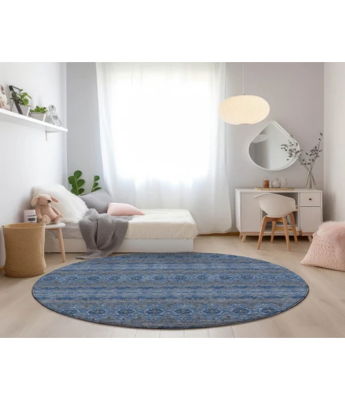 Chantille ACN615 Navy 8' x 8' Rug