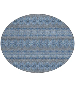 Addison Chantille ACN615 Navy 8 ft. x 8 ft. Round Rug