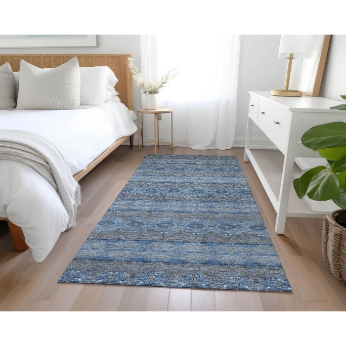 Chantille ACN615 Navy 2'3" x 7'6" Rug