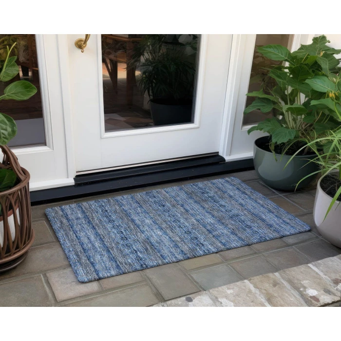 Chantille ACN615 Navy 1'8" x 2'6" Rug