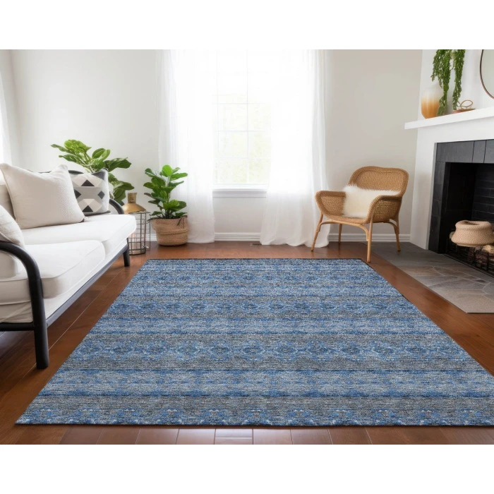 Chantille ACN615 Navy 2'6" x 3'10" Rug