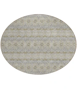 Addison Chantille ACN615 Silver 8 ft. x 8 ft. Round Rug