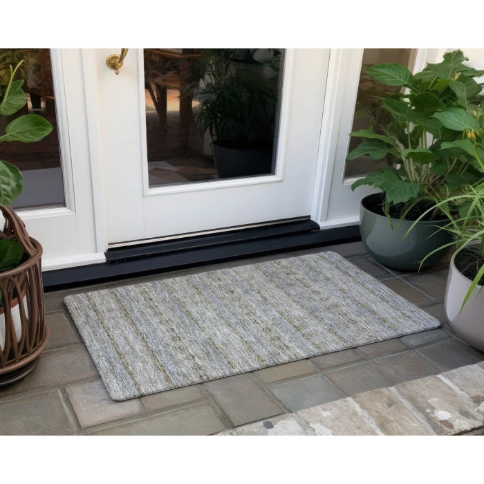 Chantille ACN615 Silver 1'8" x 2'6" Rug