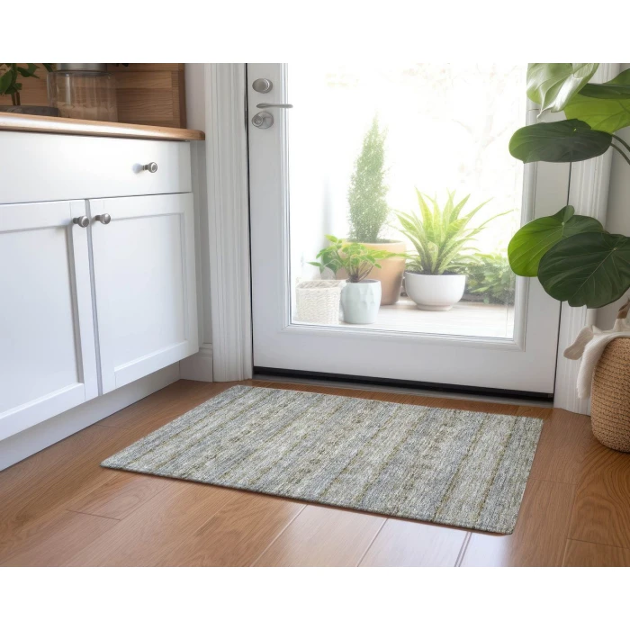 Chantille ACN615 Silver 1'8" x 2'6" Rug