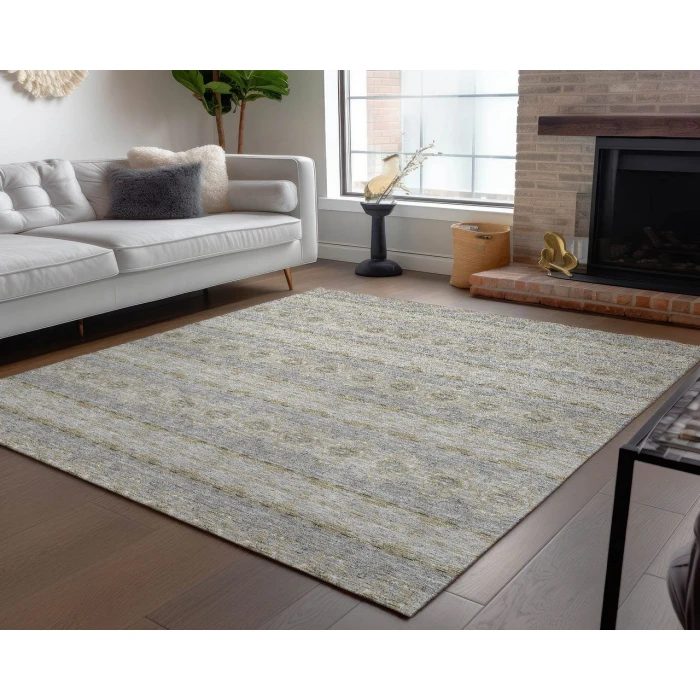 Chantille ACN615 Silver 3' x 5' Rug