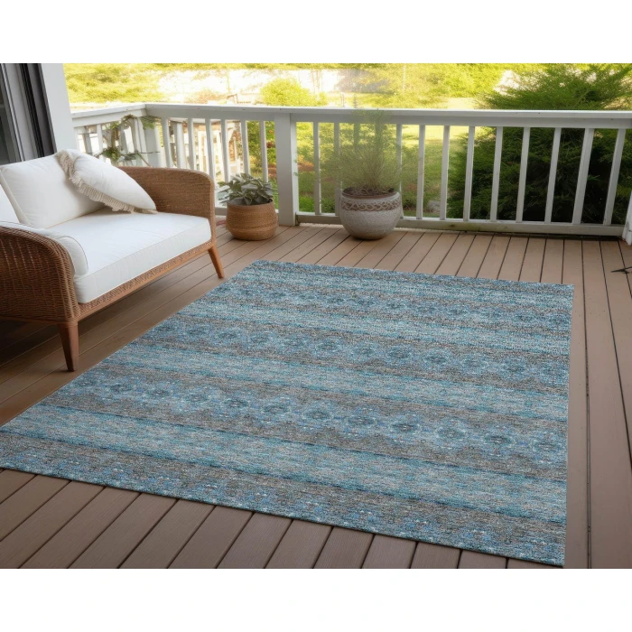 Chantille ACN615 Teal 3' x 5' Rug