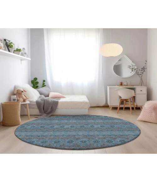 Chantille ACN615 Teal 8' x 8' Rug