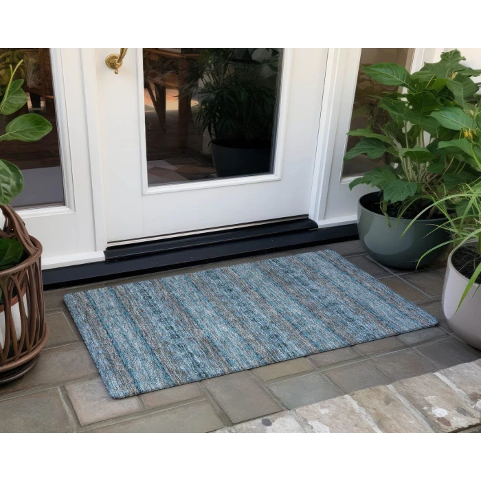 Chantille ACN615 Teal 1'8" x 2'6" Rug