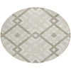 Addison Chantille ACN616 Beige 8 ft. x 8 ft. Round Rug