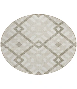 Addison Chantille ACN616 Beige 8 ft. x 8 ft. Round Rug