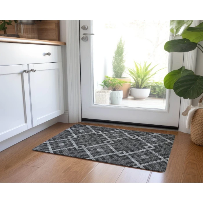 Chantille ACN616 Charcoal 1'8" x 2'6" Rug