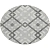 Addison Chantille ACN616 Gray 8 ft. x 8 ft. Round Rug