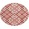 Addison Chantille ACN616 Red 8 ft. x 8 ft. Round Rug