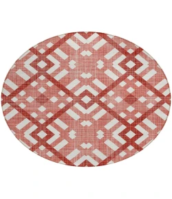Addison Chantille ACN616 Red 8 ft. x 8 ft. Round Rug