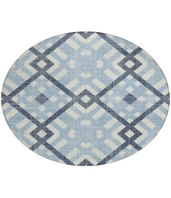 Addison Chantille ACN616 Sky 8 ft. x 8 ft. Round Rug