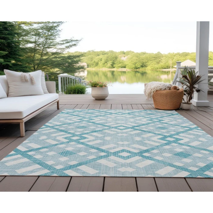 Chantille ACN616 Teal 2'6" x 3'10" Rug
