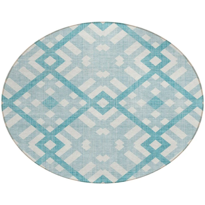 Chantille ACN616 Teal 8' x 8' Rug