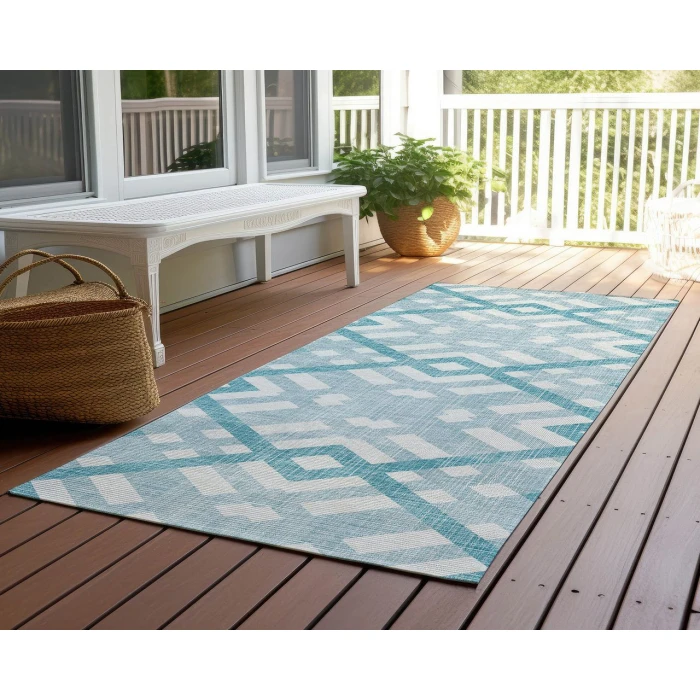 Chantille ACN616 Teal 2'3" x 7'6" Rug