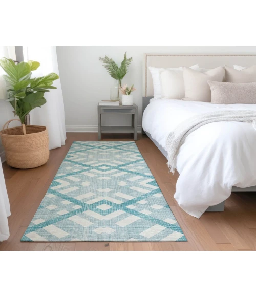Chantille ACN616 Teal 2'3" x 7'6" Rug