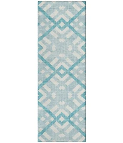 Addison Chantille ACN616 Teal 2 ft. 3 in. x 7 ft. 6 in. Runner Rug