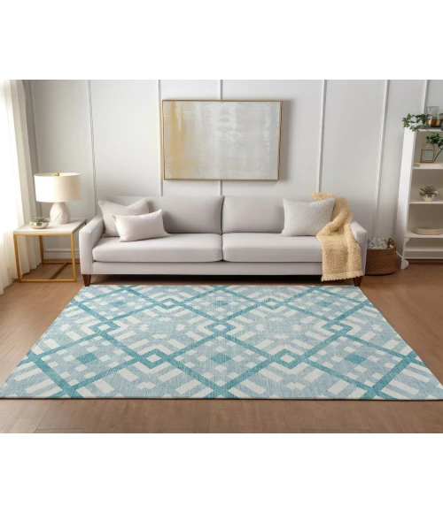 Chantille ACN616 Teal 9' x 12' Rug