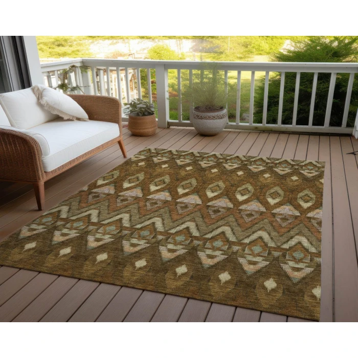 Chantille ACN617 Brown 8' x 10' Rug