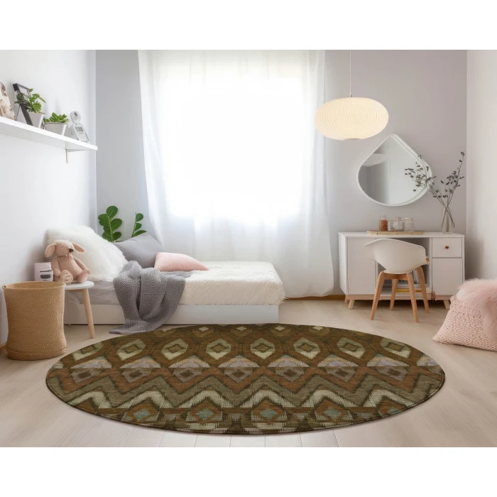 Chantille ACN617 Brown 8' x 8' Rug