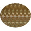 Addison Chantille ACN617 Brown 8 ft. x 8 ft. Round Rug