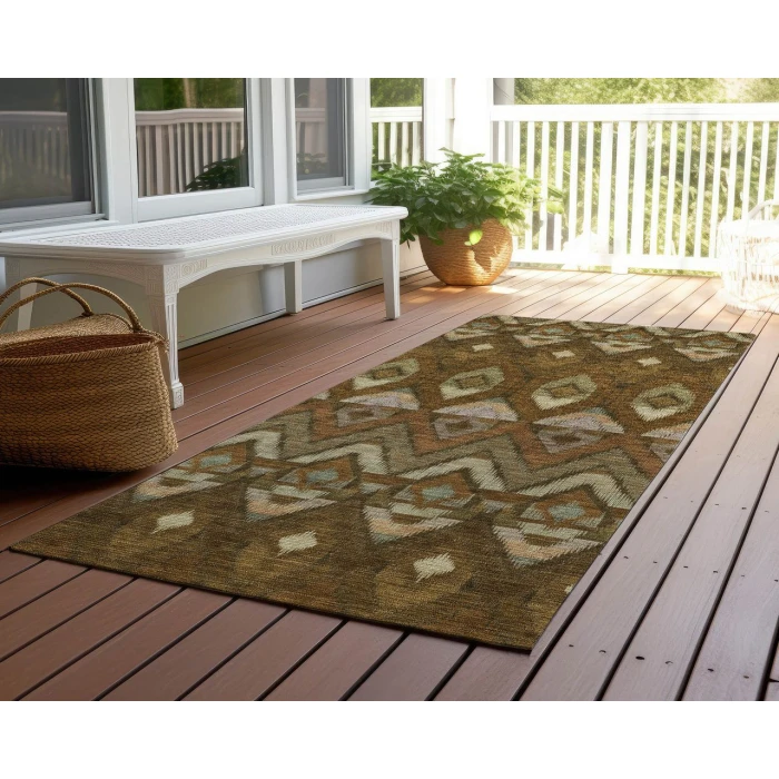 Chantille ACN617 Brown 2'3" x 7'6" Rug