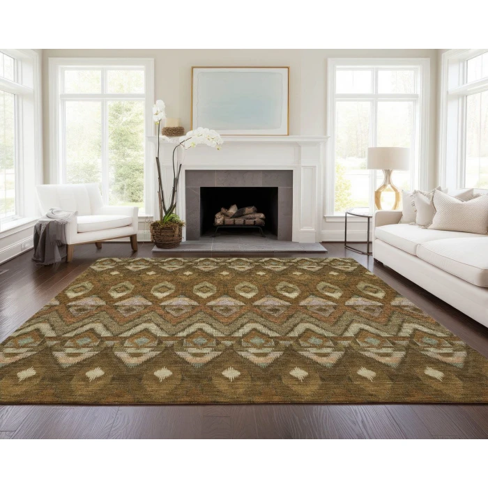 Chantille ACN617 Brown 8' x 10' Rug