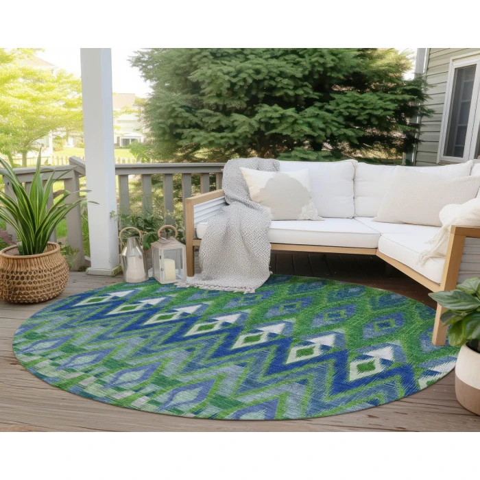 Chantille ACN617 Green 8' x 8' Rug