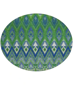 Addison Chantille ACN617 Green 8 ft. x 8 ft. Round Rug