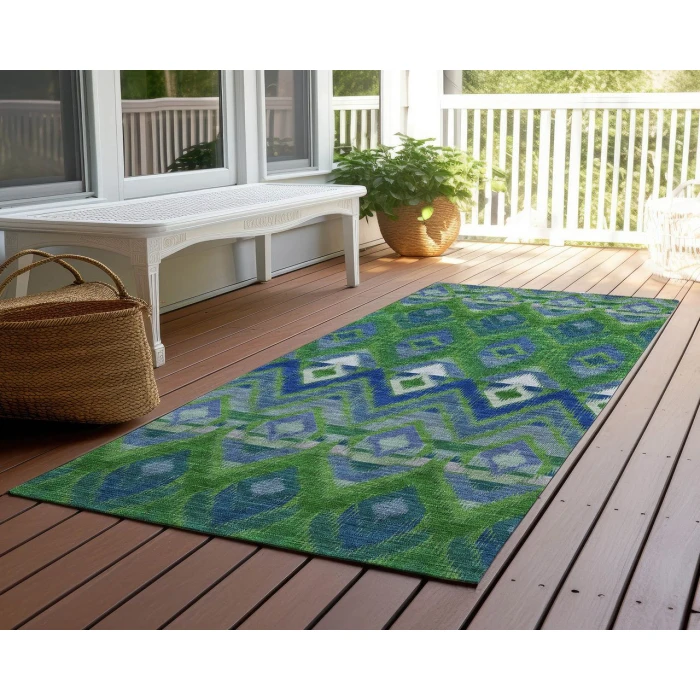 Chantille ACN617 Green 2'3" x 7'6" Rug