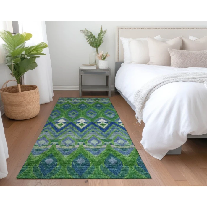 Chantille ACN617 Green 2'3" x 7'6" Rug