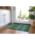 Chantille ACN617 Green 1'8" x 2'6" Rug