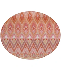 Addison Chantille ACN617 Pink 8 ft. x 8 ft. Round Rug