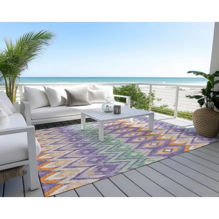Chantille ACN617 Purple 8' x 10' Rug