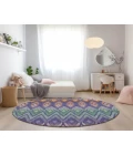 Chantille ACN617 Purple 8' x 8' Rug