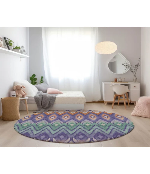 Chantille ACN617 Purple 8' x 8' Rug